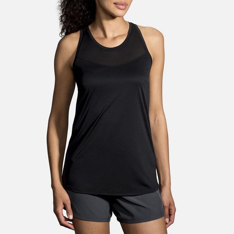 Brooks STEALTH Running Tank Top Womens Online - Grey (MRJ307152)